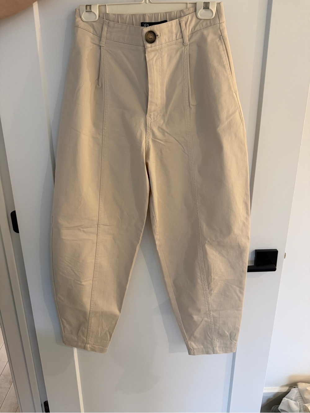 Zara Beige Tapered Pants